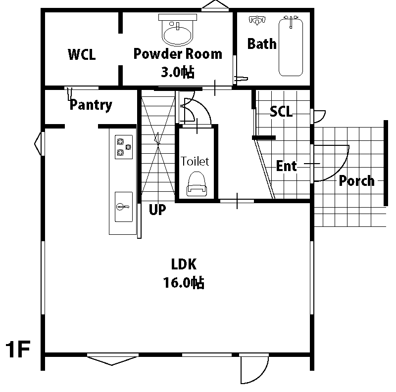 BASIC 31t Plan間取り1F