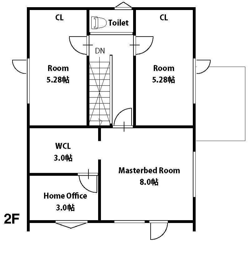 BASIC 31t Plan間取り2F