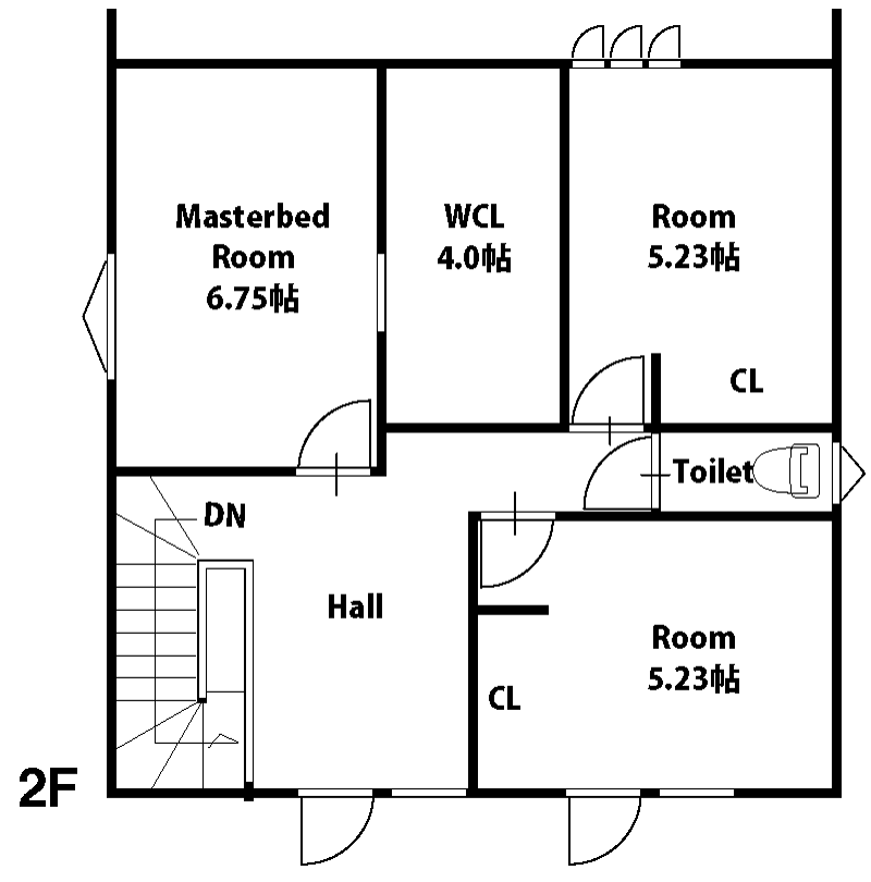 BASIC 32t Plan間取り2F