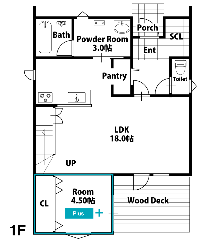 6坪追加間取り1F